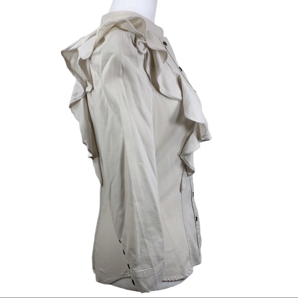 French Connection Ruffle Button Down - Picture 5 of 15